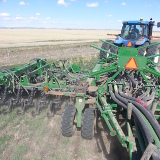 Seeding canola into grass